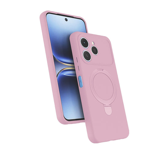 Tecno Spark 40 Kılıf M-safe Şarj Özellikli Standlı Zore Samara Kapak