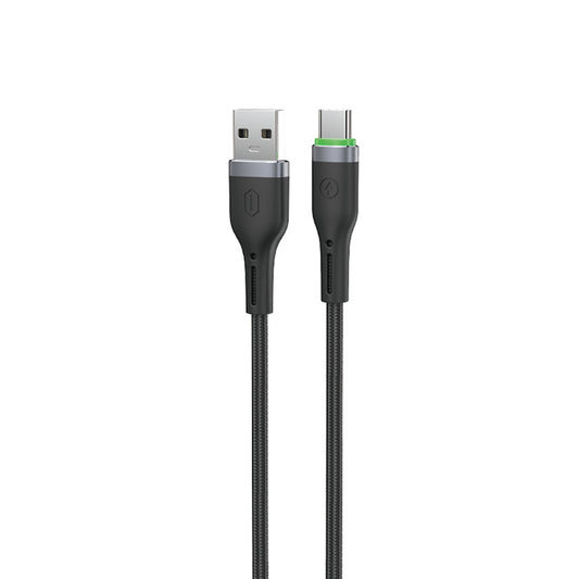 Wiwu Wi-C067 Orginlink Serisi LED Göstergeli USB-A to Type-C Hızlı Şarj Özellikli Data ve Şarj Kablosu 1M