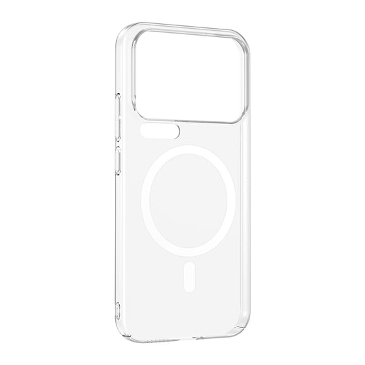 Xiaomi 17 Pro Max Kamera Korumalı M-Safe Şarj Özellikli Şeffaf Zore London Sert PC Kapak