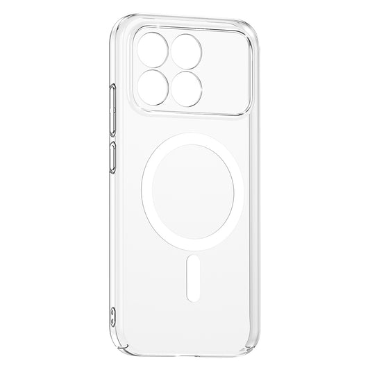 Xiaomi Poco F8 Pro Kamera Korumalı M-Safe Şarj Özellikli Şeffaf Zore London Sert PC Kapak