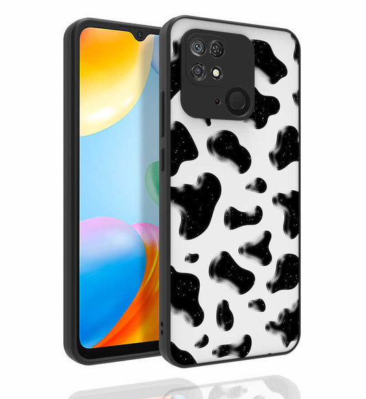 Xiaomi Redmi 10C Kılıf Desenli Kamera Korumalı Parlak Zore Nora Kapak