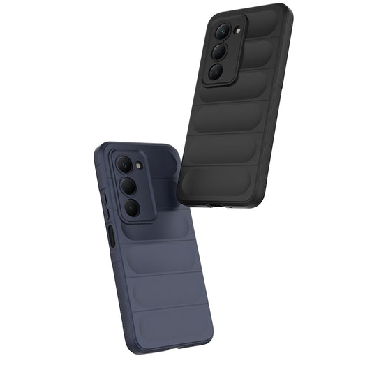 Xiaomi Redmi 15 Kılıf Esnek TPU Oyuklu Arka Yüzey Tasarımlı Zore Etnik Silikon Kapak