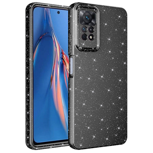 Xiaomi Redmi Note 12 Pro 4G Kılıf Kamera Korumalı Simli Lüks Zore Koton Kapak