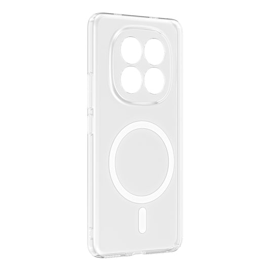 Xiaomi Redmi Note 15 Pro Kamera Korumalı M-Safe Şarj Özellikli Şeffaf Zore London Sert PC Kapak