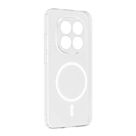 Xiaomi Redmi Note 15 Pro Plus Kamera Korumalı M-Safe Şarj Özellikli Şeffaf Zore London Sert PC Kapak