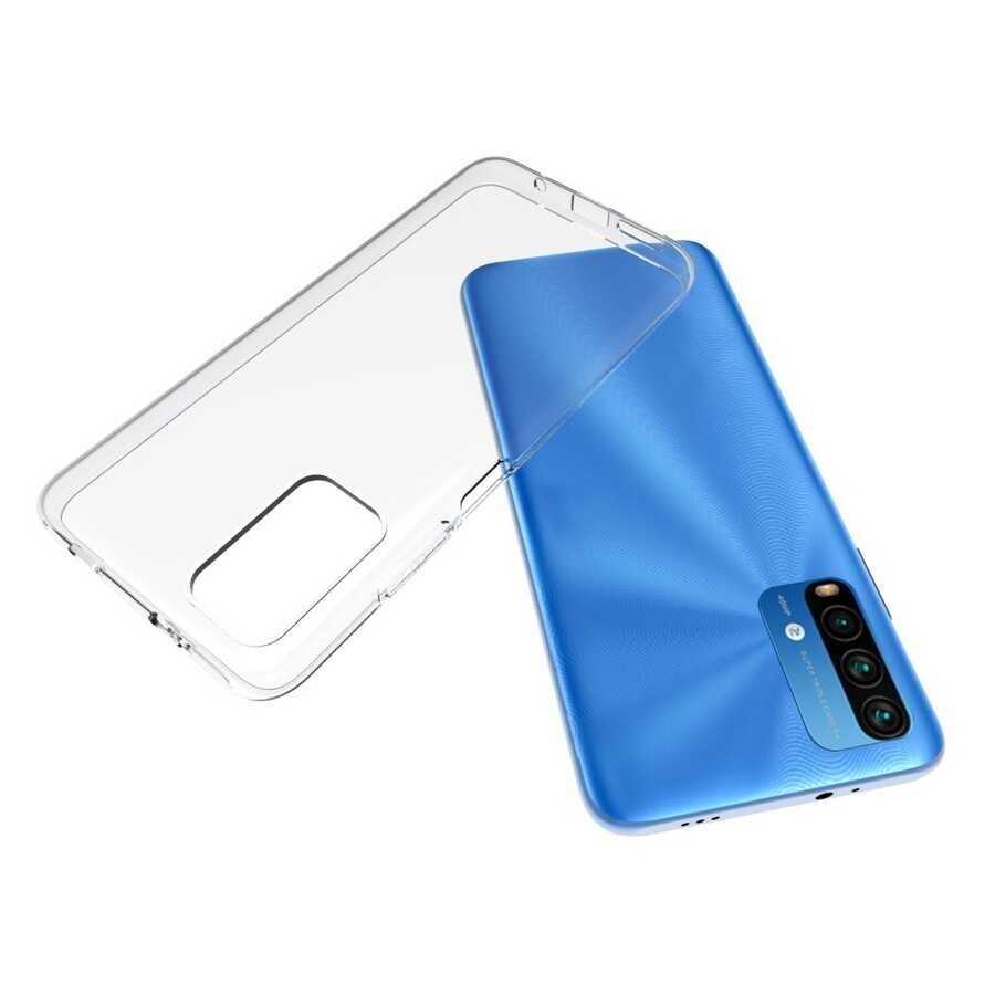 Xiaomi Redmi Note 9 4G Kılıf Zore Kamera Korumalı Süper Silikon Kapak