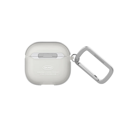 Apple Airpods 4 Kılıf Skinarma Transparan Mat Tasarım Kinzoku Kılıf