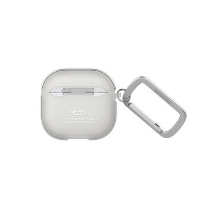 Apple Airpods 4 Kılıf Skinarma Transparan Mat Tasarım Kinzoku Kılıf