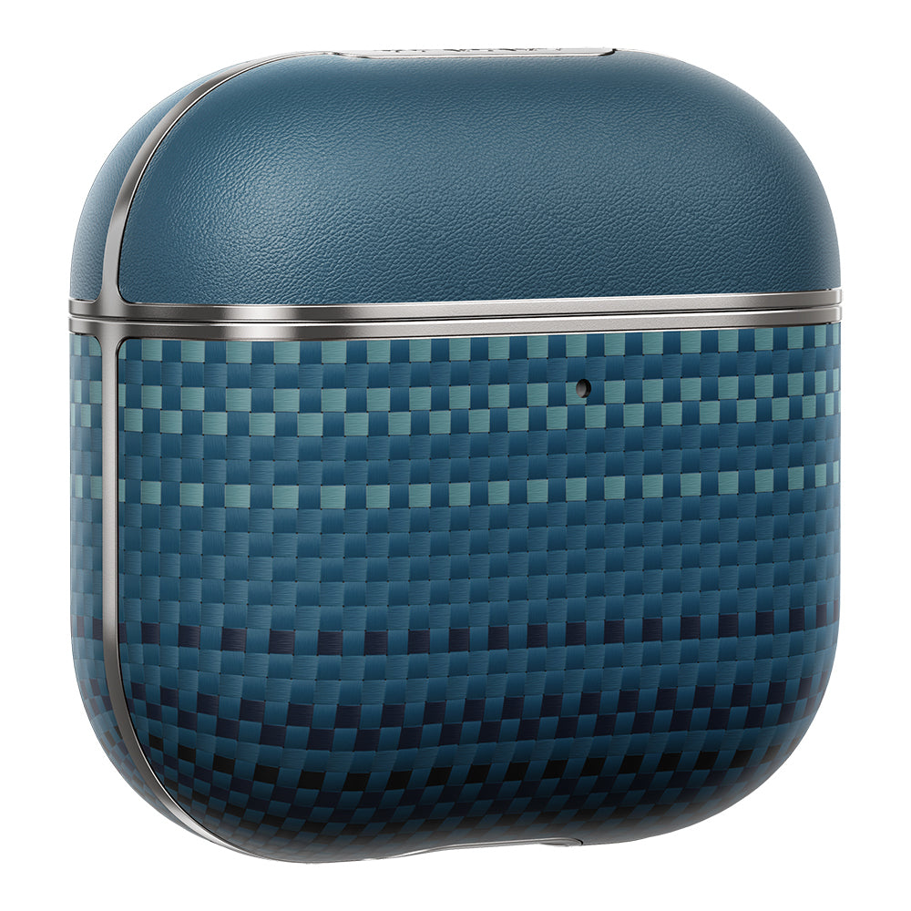 Apple Airpods Pro 2 Kılıf Aramid Fiber Pitaka Tactile Woven Sunset-Moonrise Serisi Kapak