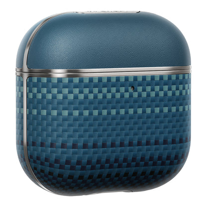 Apple Airpods Pro 2 Kılıf Aramid Fiber Pitaka Tactile Woven Sunset-Moonrise Serisi Kapak