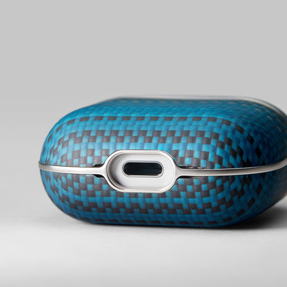 Apple Airpods Pro 2 Kılıf Aramid Fiber Pitaka Tactile Woven Sunset-Moonrise Serisi Kapak