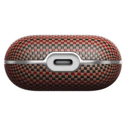 Apple Airpods Pro 2 Kılıf Aramid Fiber Pitaka Tactile Woven Sunset-Moonrise Serisi Kapak