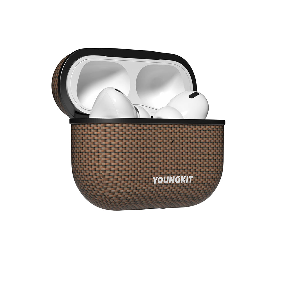 Apple Airpods Pro 2 Kılıf M-safe Şarj Özellikli Aramid Fiber Youngkit 1500D Extreme Wing Serisi Kapak