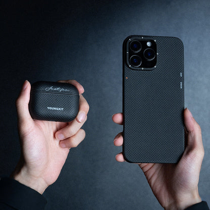Apple Airpods Pro 2 Kılıf M-safe Şarj Özellikli Aramid Fiber Youngkit 1500D Extreme Wing Serisi Kapak