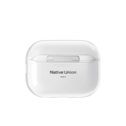 Apple AirPods Pro 3 Kılıf Qi M-Safe Şarj Özellikli Native Union Clear Serisi Silikon Kapak