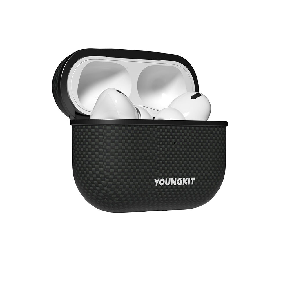 Apple Airpods Pro Kılıf M-safe Şarj Özellikli Aramid Fiber Youngkit 1500D Extreme Wing Serisi Kapak
