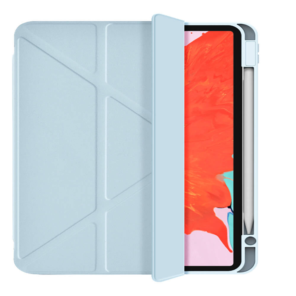 Apple iPad 10.9 2022 (10.Nesil) Wiwu 360° Dönebilen Standlı Magnetik Koruyucu Tablet Kılıfı