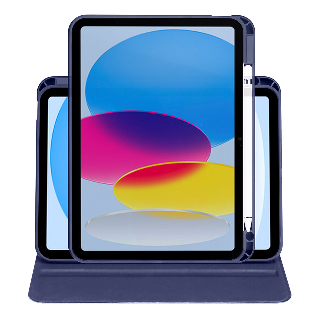 Apple iPad 11.Nesil 2025 Kılıf Zore Termik Kalem Bölmeli Dönebilen Standlı Kılıf