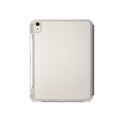 Apple iPad Air 11 2024 Kılıf Skinarma Kalemlikli Arkası Şeffaf Standlı Magnetik Zeta Kılıf