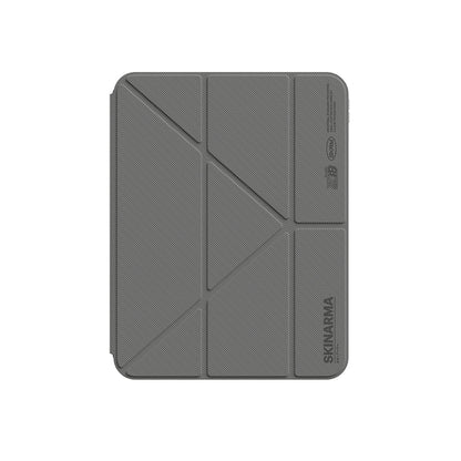 Apple iPad Air 11 2024 Kılıf Skinarma Kalemlikli Arkası Şeffaf Standlı Magnetik Zeta Kılıf