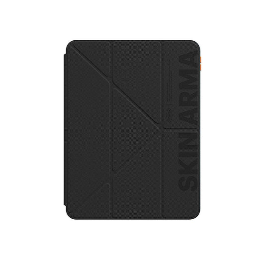 Apple iPad Air 11 2025 M3 Kılıf SkinArma Kabartma Baskı Tasarımlı 360 Tam Koruma Arkası Şeffaf Standlı Gamma Kılıf