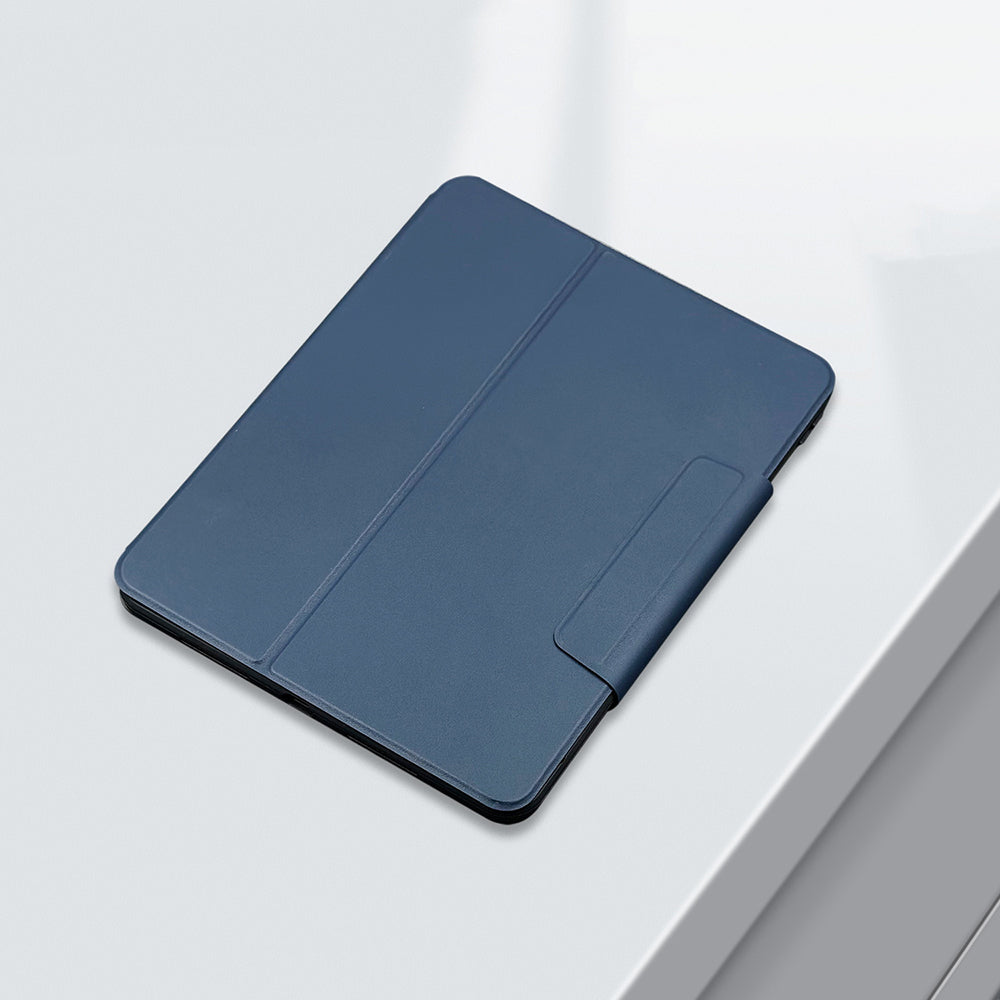 Apple iPad Air 11 2025 M3 Raptic Spin Detachable Folio PU Ayrılabilir Kalem Bölmeli Standlı Kılıf