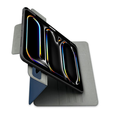 Apple iPad Air 11 2025 M3 Raptic Spin Detachable Folio PU Ayrılabilir Kalem Bölmeli Standlı Kılıf