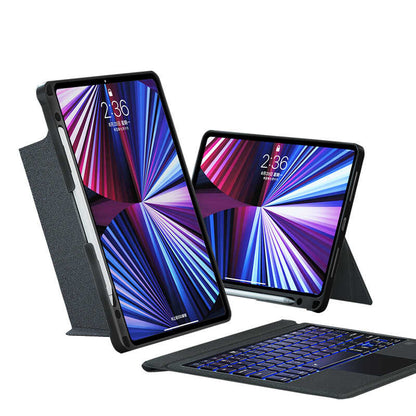 Apple iPad Air 11 2025 M3 Wiwu Mag Touch Klavyeli Standlı Kılıf