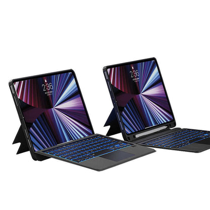 Apple iPad Air 11 2025 M3 Wiwu Mag Touch Klavyeli Standlı Kılıf