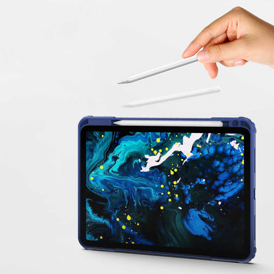 Apple iPad Air 11 2025 M3 Wiwu Mecha Dönebilen Standlı Tablet Kılıfı