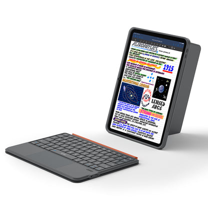 Apple iPad Air 11 2025 M3 Wiwu MK-005 Combo 3in1 Kalem Bölmeli Klavyeli Standlı Kılıf