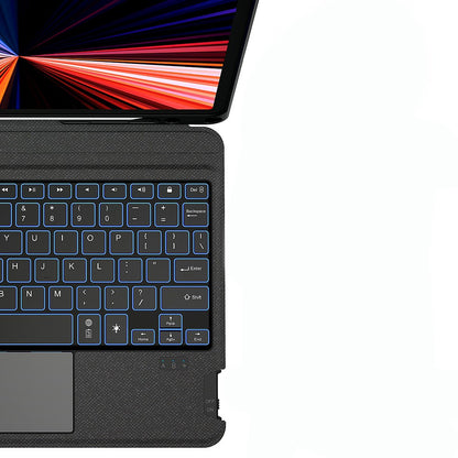 Apple iPad Air 13 2024 Wiwu MagTouch Serisi Gizli Kalem Bölmeli Klavyeli Kılıf