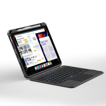 Apple iPad Pro 11 2024 MK-007 Combo Pro Kalem Bölmeli Klavyeli Standlı Kılıf
