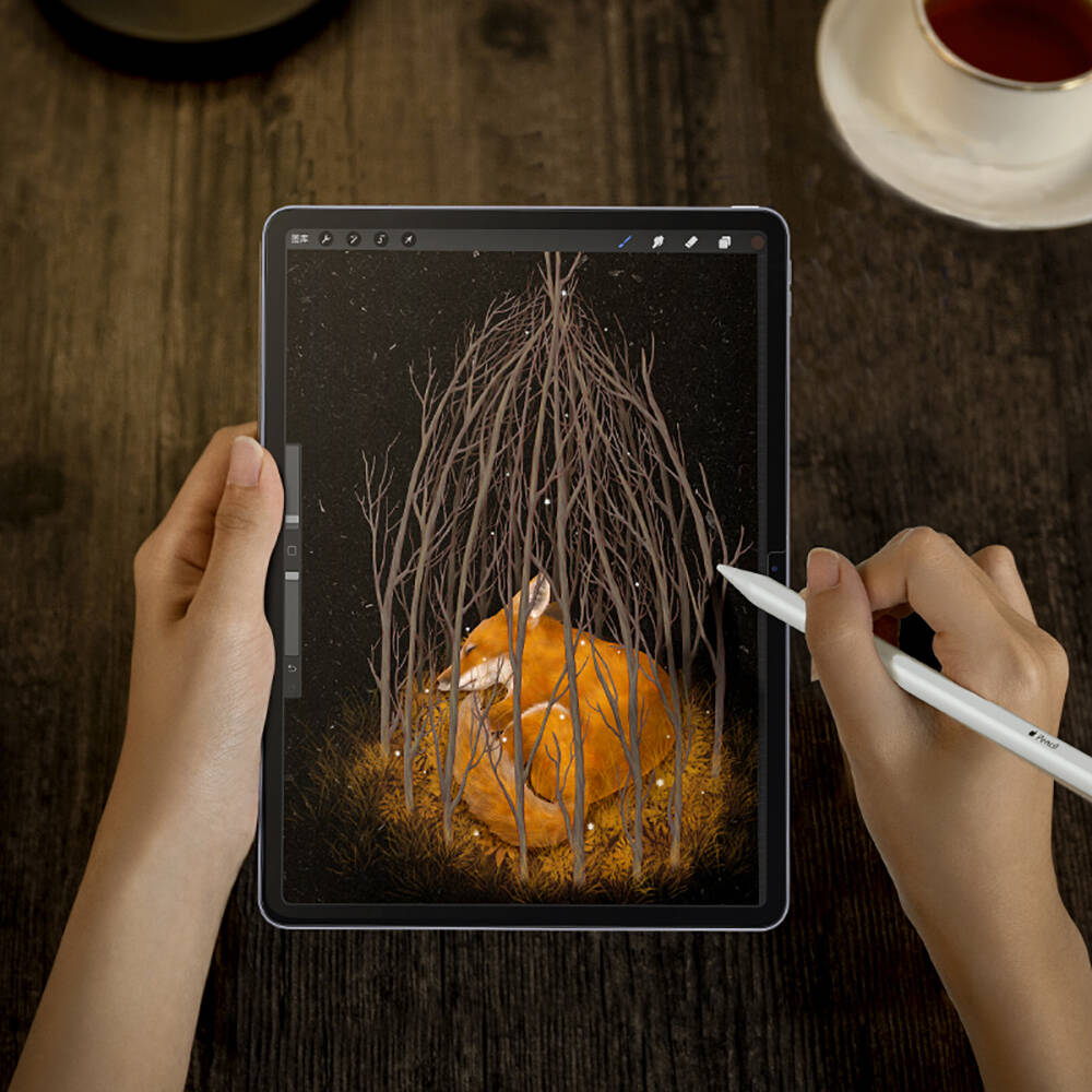 Apple iPad Pro 11 2025 M5 Kağıt Hisli Benks Mat Paper-Like Ekran Koruyucu