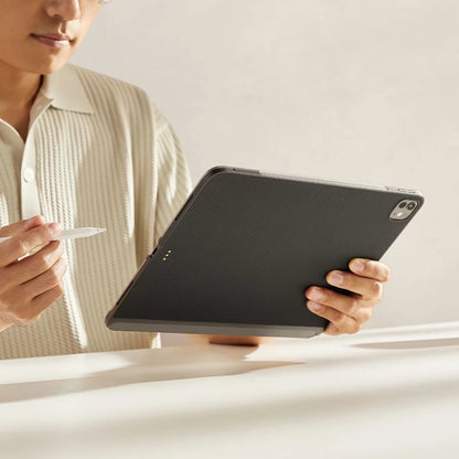 Apple iPad Pro 11 2025 M5 Kılıf Aramid Fiber Pitaka Ultra-Slim Classic Serisi Tablet Kapak
