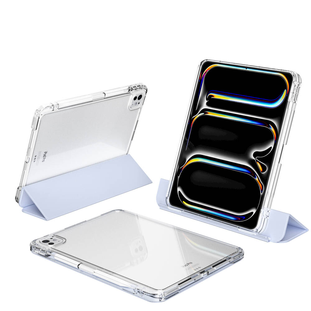 Apple iPad Pro 11 2025 M5 Kılıf Magnetik Ayrılabilen Airbagli Zore Sliding Tablet Kılıfı