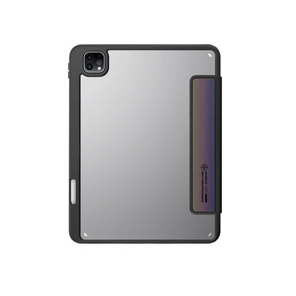 Apple iPad Pro 11 2025 M5 Kılıf SkinArma Holografik Tasarımlı Arkası Şeffaf Çıkarılabilir Magnetik Kira Kobai Kılıf