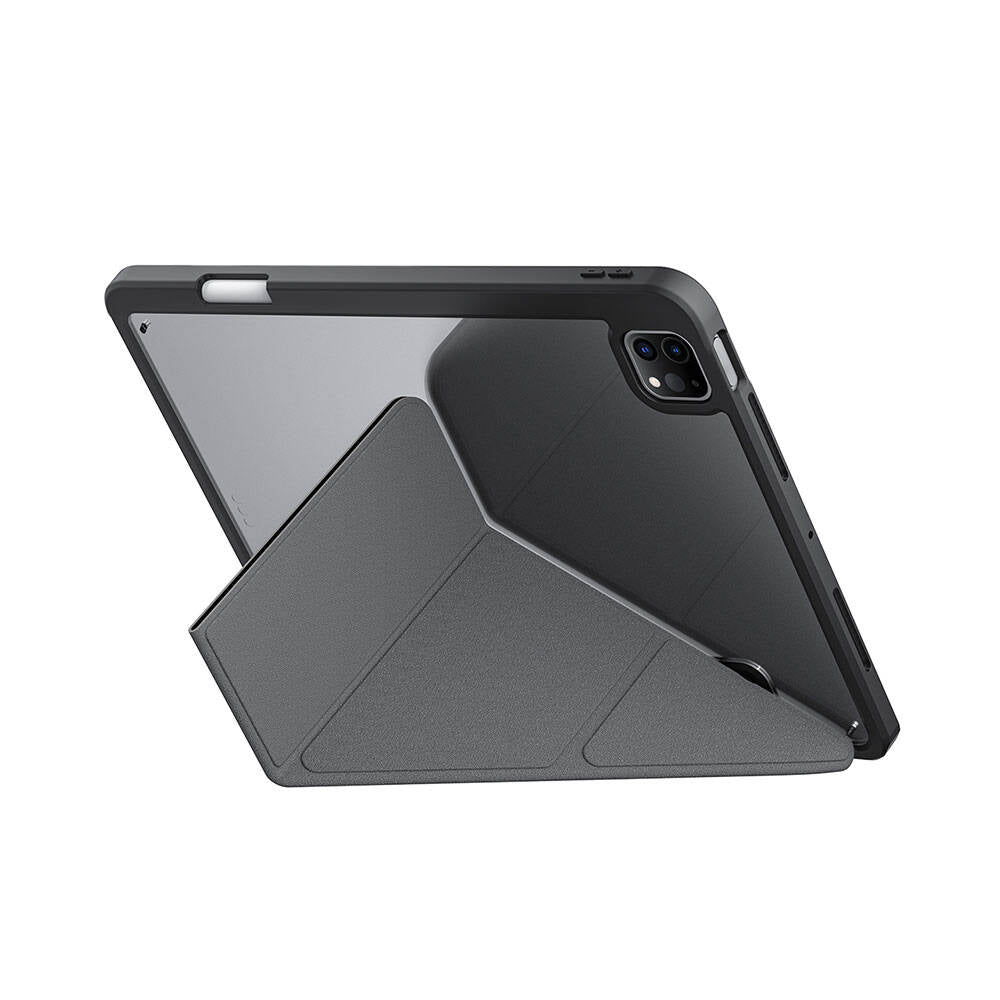 Apple iPad Pro 11 2025 M5 Kılıf SkinArma Holografik Tasarımlı Arkası Şeffaf Çıkarılabilir Magnetik Kira Kobai Kılıf
