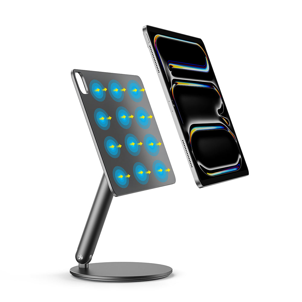 Apple iPad Pro 11 2025 M5 Wiwu ZM-310 360 Derece Dönebilen Magnetik Başlıklı Tablet Standı
