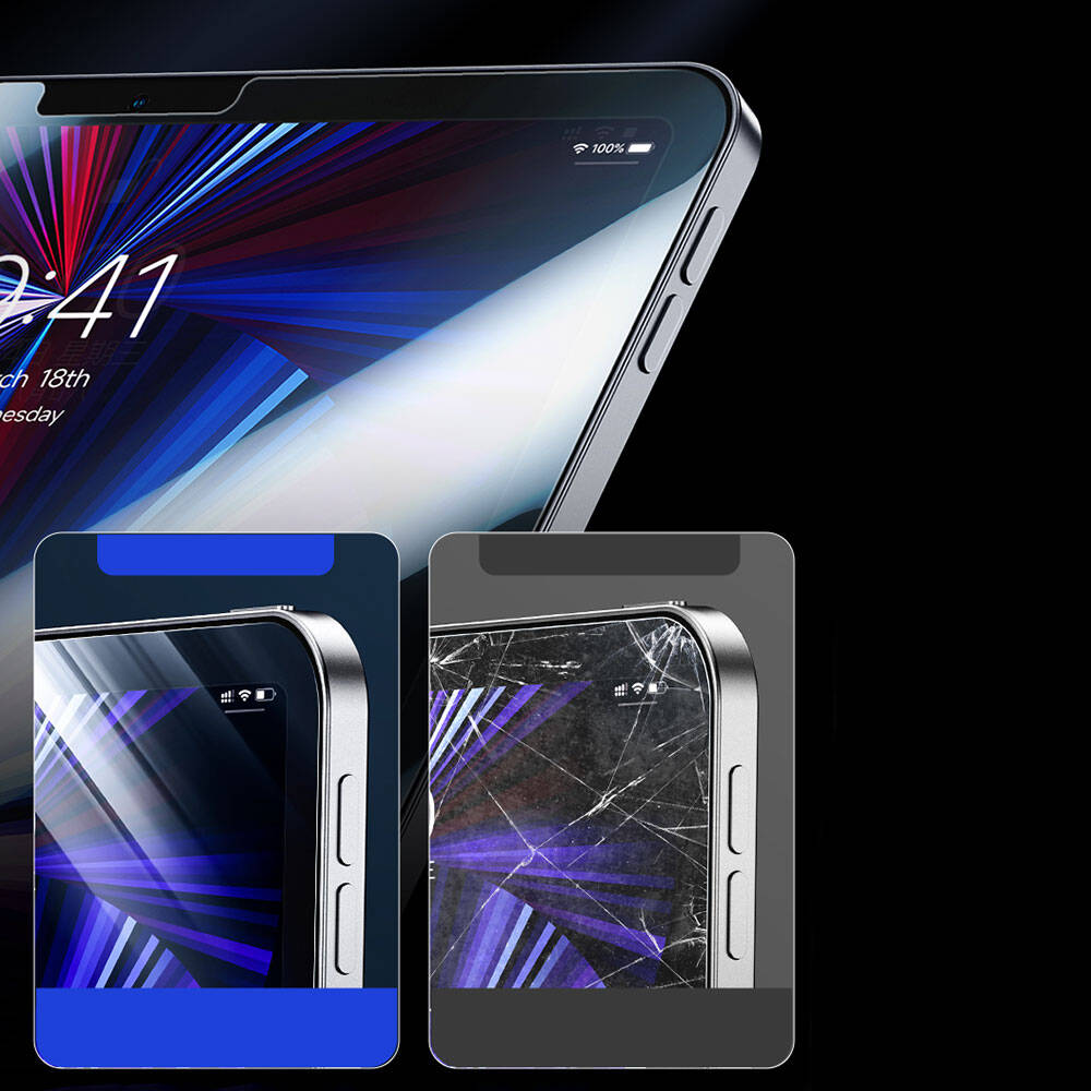 Apple iPad Pro 13 2025 M5 Benks OKR Glass Warrior HD Parlak Ekran Koruyucu