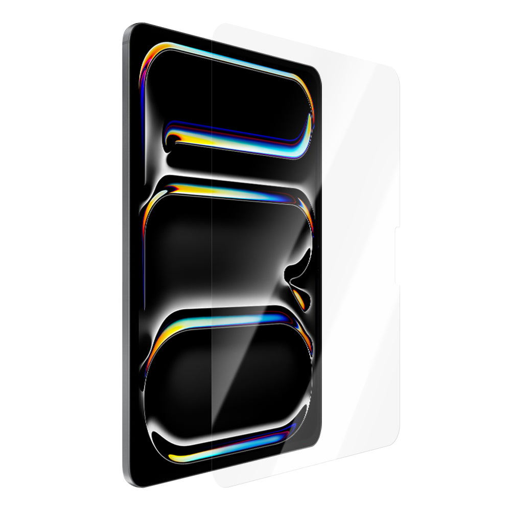 Apple iPad Pro 13 2025 M5 CaseWorld Steel Shield Serisi Temperli Cam Ekran Koruyucu + Uygulama Aparatı