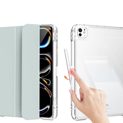 Apple iPad Pro 13 2025 M5 Kılıf Magnetik Ayrılabilen Airbagli Zore Sliding Tablet Kılıfı