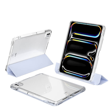 Apple iPad Pro 13 2025 M5 Kılıf Magnetik Ayrılabilen Airbagli Zore Sliding Tablet Kılıfı