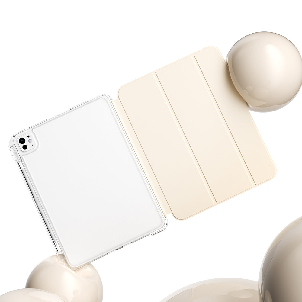 Apple iPad Pro 13 2025 M5 Kılıf Magnetik Ayrılabilen Airbagli Zore Sliding Tablet Kılıfı