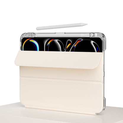 Apple iPad Pro 13 2025 M5 Kılıf Magnetik Ayrılabilen Airbagli Zore Sliding Tablet Kılıfı