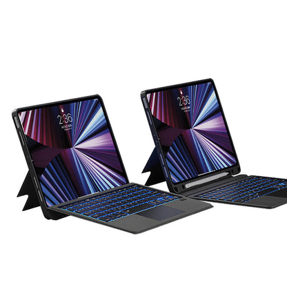 Apple iPad Pro 13 2025 M5 Wiwu Mag Touch Klavyeli Standlı Kılıf