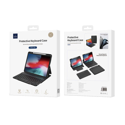 Apple iPad Pro 13 2025 M5 Wiwu Protective Gizli Kalem Bölmeli Klavyeli Kılıf