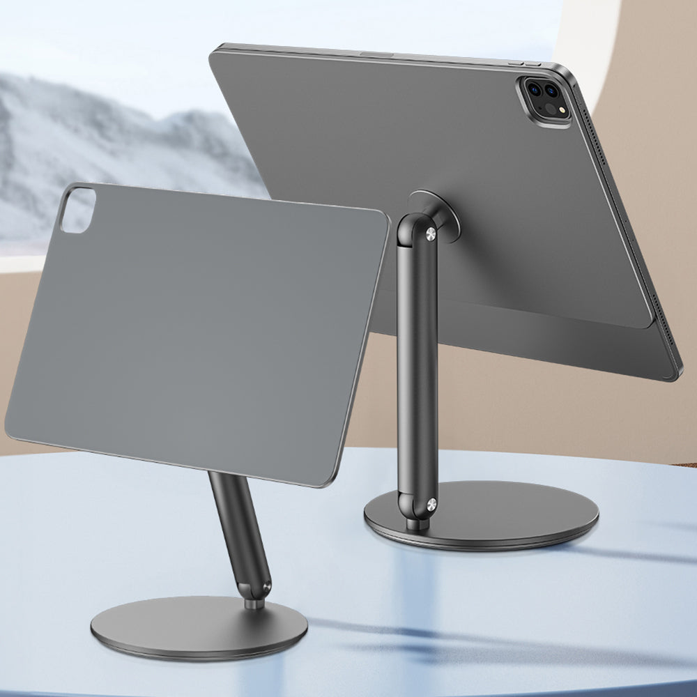 Apple iPad Pro 13 2025 M5 Wiwu ZM-310 360 Derece Dönebilen Magnetik Başlıklı Tablet Standı