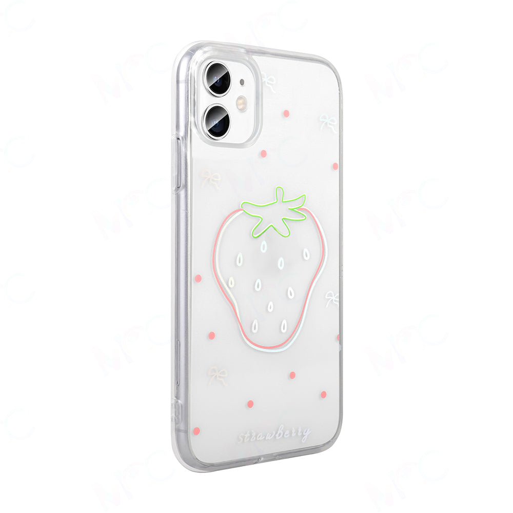 Apple iPhone 11 Kılıf Şeffaf Figürlü Zore Folk Sert Kapak