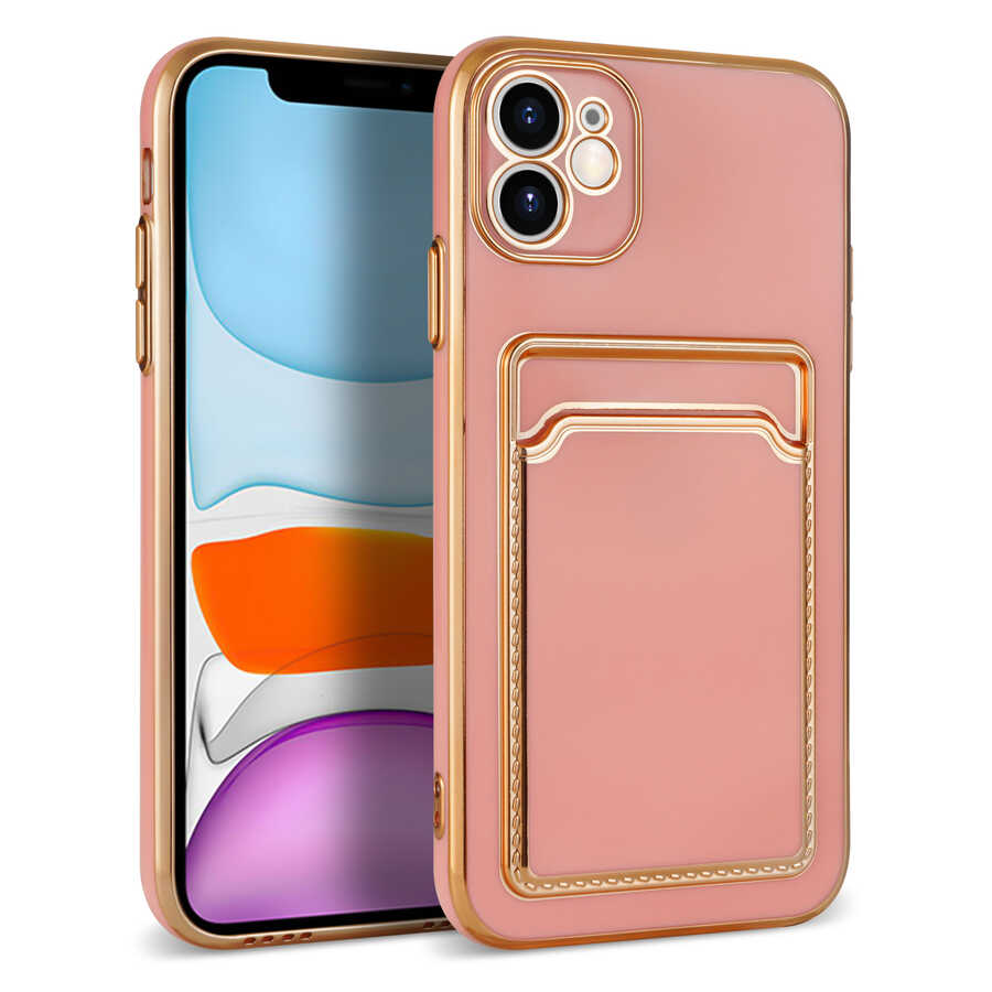 Apple iPhone 11 Kılıf Zore Bark Kartlıklı Kapak